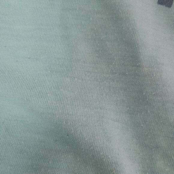 Small Nike "Fame Made Me Do It" blue and aqua green tee graphic t-shirt - Picture 4 of 4